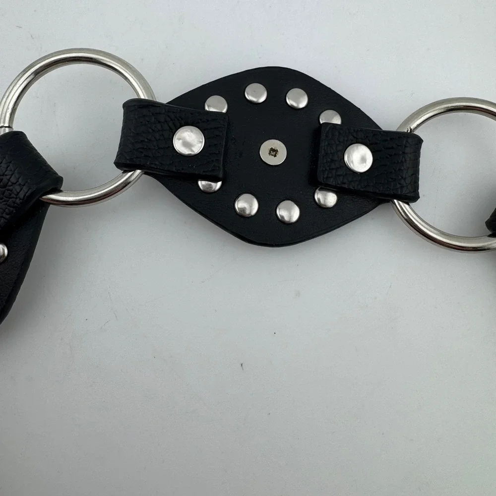Torrid Belt Size‎ 2 Black Excellent Rhinestone Studded Western 53
